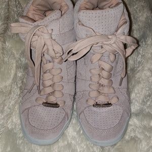 Coach Alexis Suede Wedge Sneakers